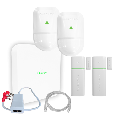 Paradox M25 WiFi Alarm Kit with PMD5M Motion Detector & DCT12M Door Contact